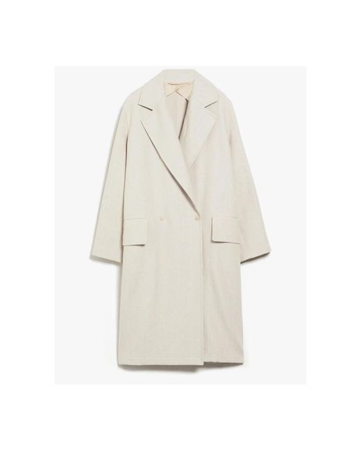 Coats > double-breasted coats Max Mara en coloris White