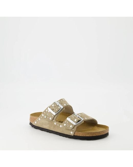 Birkenstock Metallic Sliders