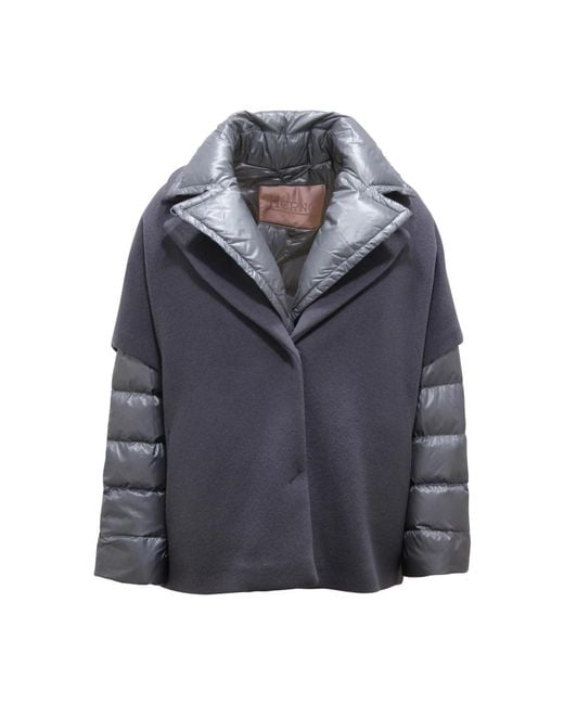 Herno Gray Winter Jackets
