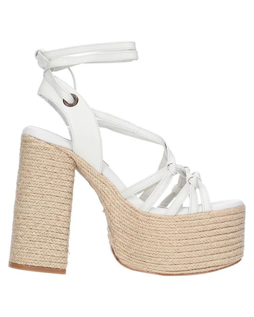 Paloma Barceló White Sandalen Weiß