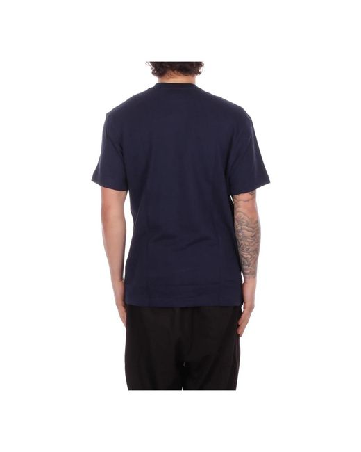 Lacoste T-Shirt Met Logo Op De Achterkant in het Blue voor heren