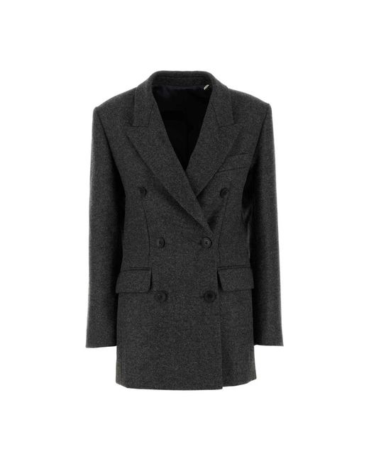 Isabel Marant Black Double-Breasted Coats
