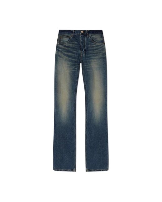 Balenciaga Flared Jeans in het Blue