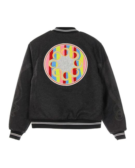 Octopus Jassen ,Grijs ,Vintage College Jack in het Black voor heren