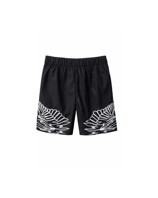 Marcelo Burlon Black Beachwear for men