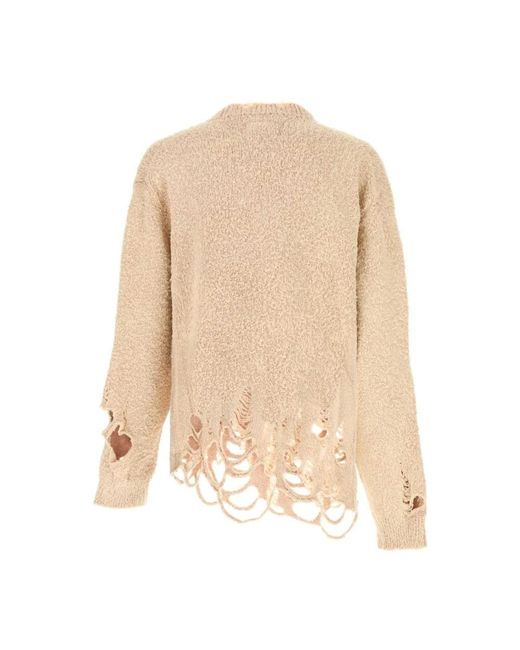 Doublet Natural Round-Neck Knitwear for men