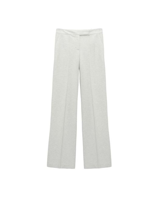 Dorothee Schumacher Gray Wide Trousers