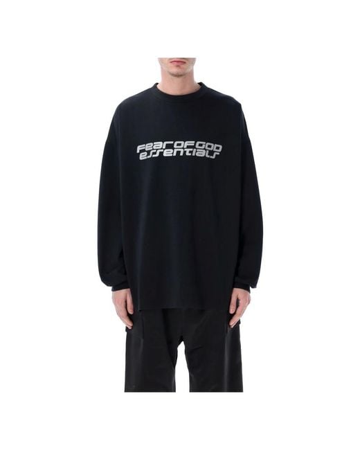 Fear Of God Black Long Sleeve Tops for men