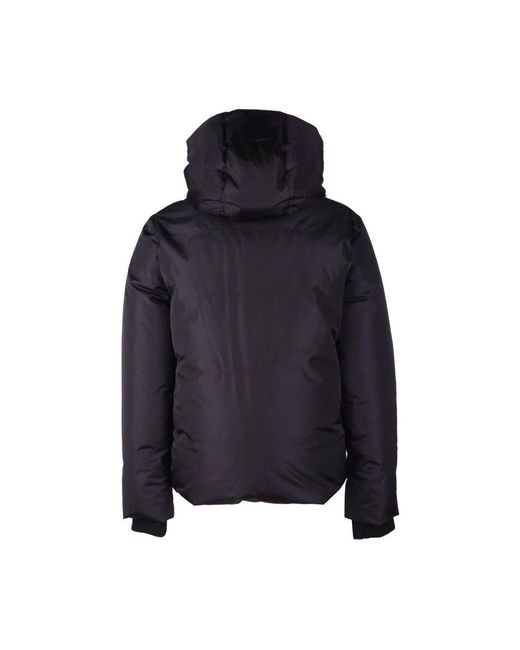 DSquared² Jassen ,Zwart ,Leer Hooded Puffer Jacket in het Blue voor heren