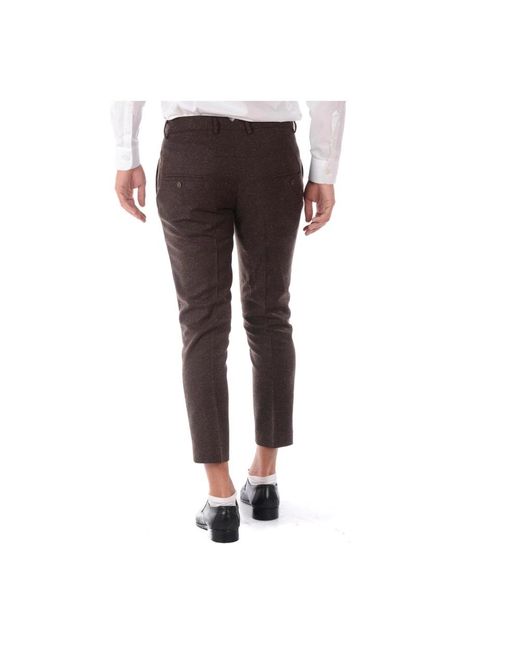 Daniele Alessandrini Gray Cropped Trousers for men