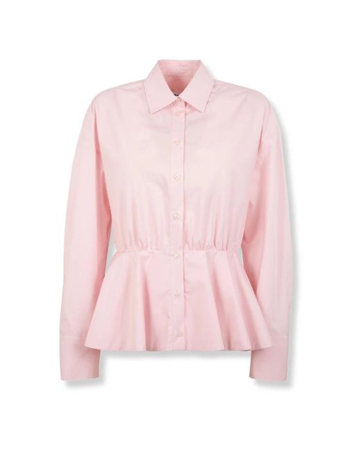 MSGM Overhemden ,Roze ,Katoen Camicia in het Pink