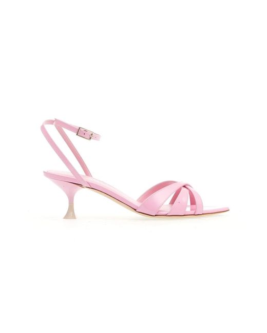 3Juin Pink High Heel Sandals