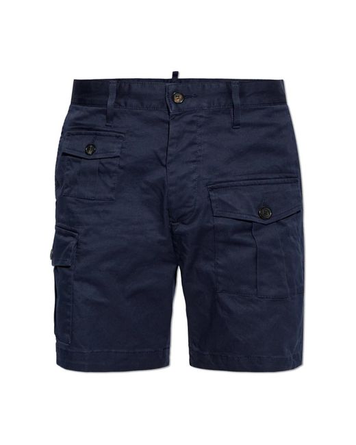 DSquared² Blue Casual Shorts for men