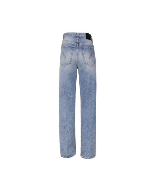 Dondup Blue Weite bein vintage light wash jeans