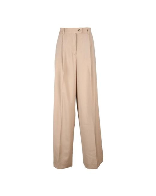 Sportmax Natural Wide Trousers