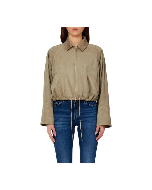 Liu Jo Blue Bomber Jackets
