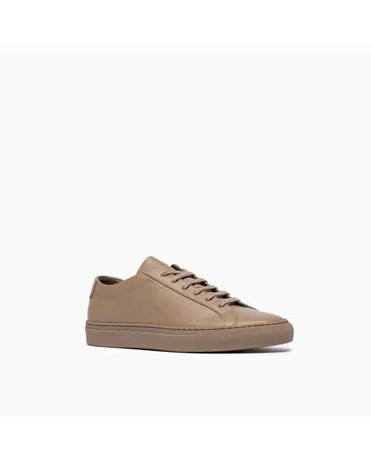 Common Projects Brown Italienische achilles low sneakers