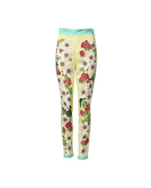 Dolce & Gabbana Metallic Slim-Fit Trousers