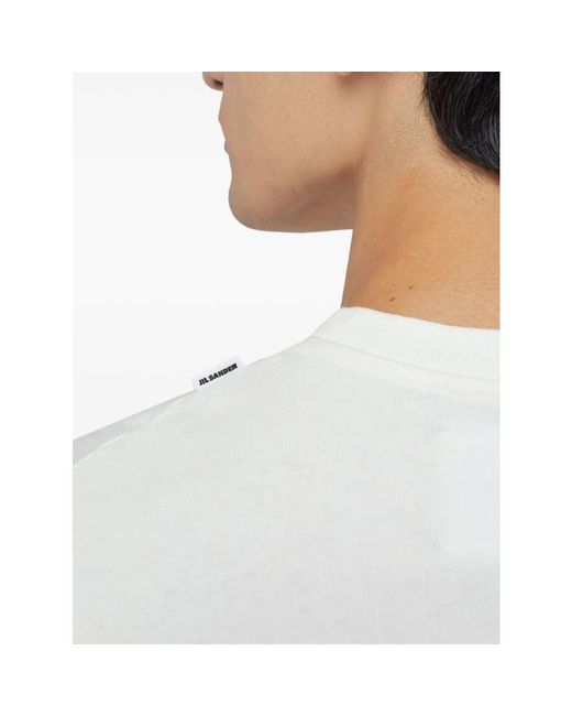 Jil Sander White T-Shirts for men