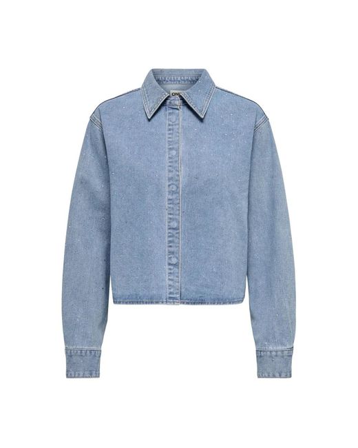 ONLY Blue Denim Shirts
