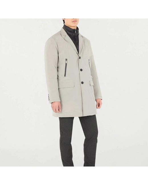 Roberto Cavalli Gewatteerd Jack Met Afneembare Binnenste Vest in het Gray voor heren