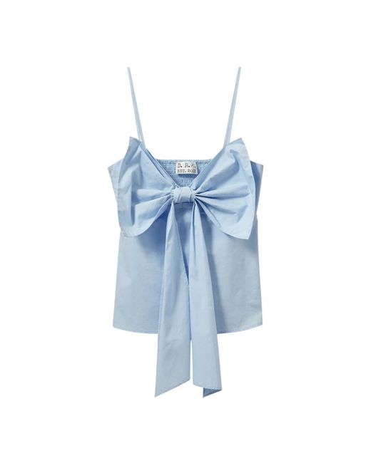Designers Remix Sleeveless Tops in het Blue