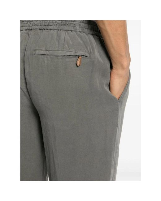 PT01 Gray Slim-Fit Trousers for men