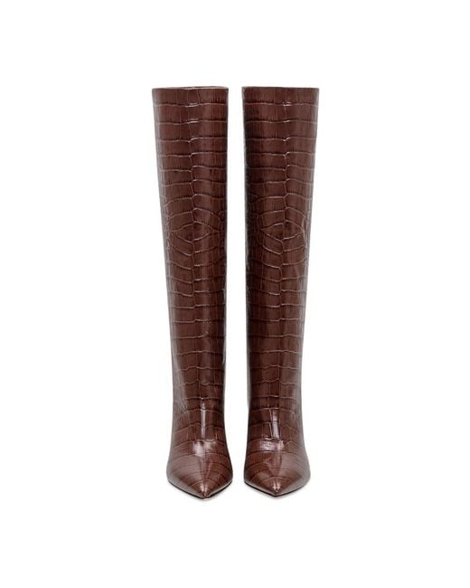 Paris Texas Brown Heeled Boots