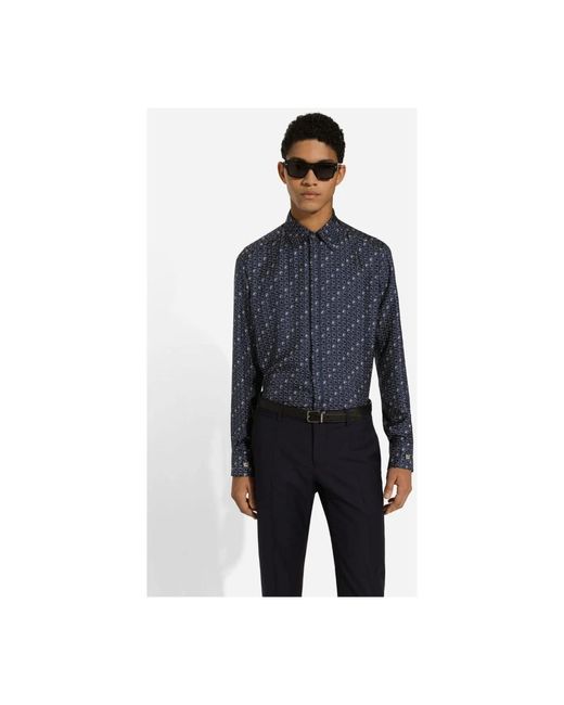 Dolce & Gabbana Blue Casual Shirts for men
