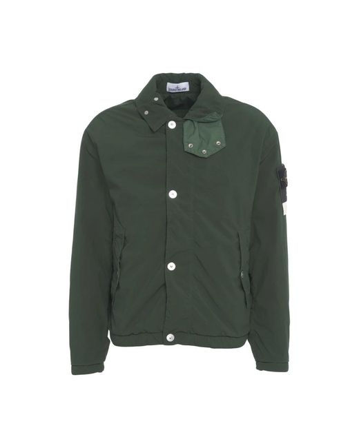Stone Island Light Jackets in het Green voor heren
