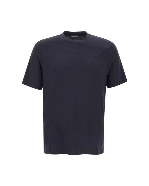 Emporio Armani T-Shirts in het Blue voor heren