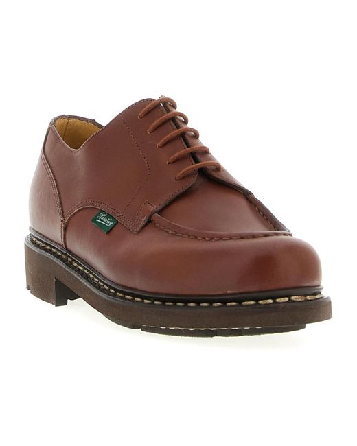 Paraboot Brown Laced Shoes for men