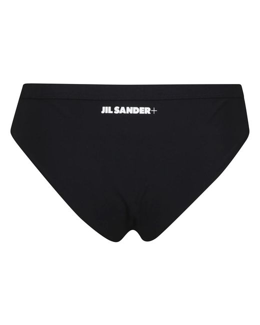 Jil Sander Badmode ,Zwart ,Elastische Zwem Slip in het Black