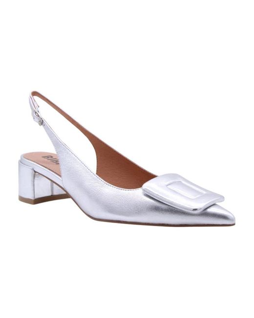 Bibi Lou White Nicki Minaj Slingback Schuhe