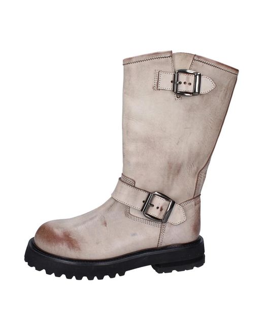 Moma Brown High Boots