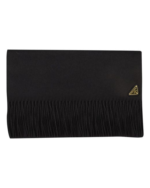 Prada Accessoires ,Zwart ,Wol Winter Scarves in het Black