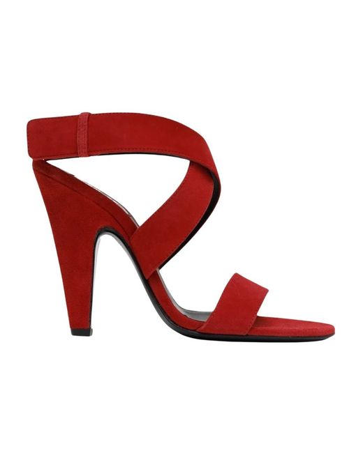 Alaïa Red High Heel Sandals