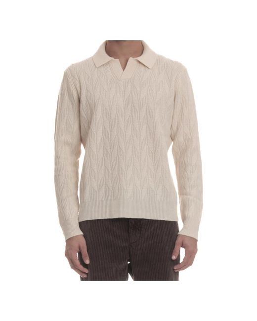 Drumohr Natural V-Neck Knitwear for men