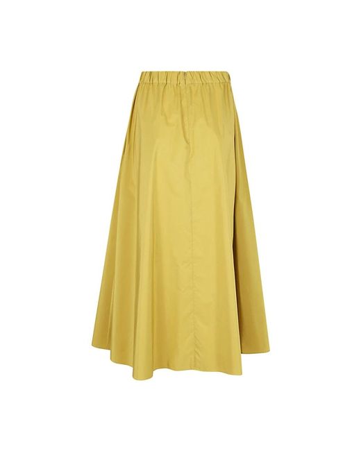 Weekend by Maxmara Yellow Maxi Skirts