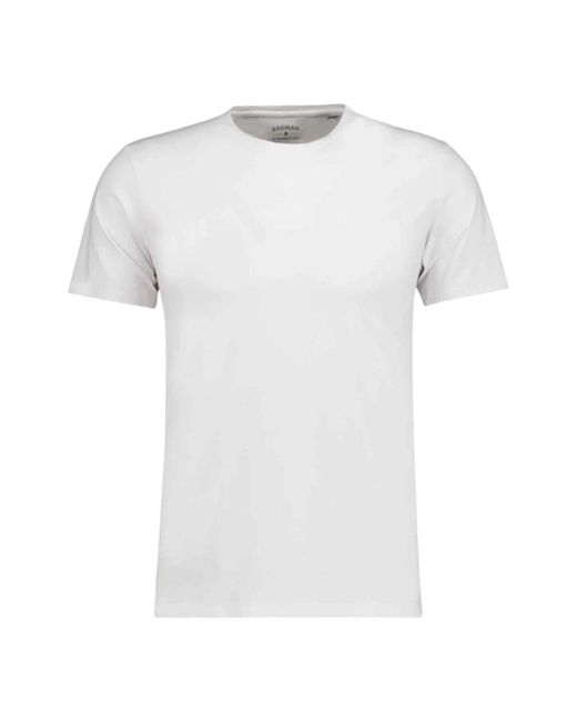 RAGMAN White T-Shirts for men