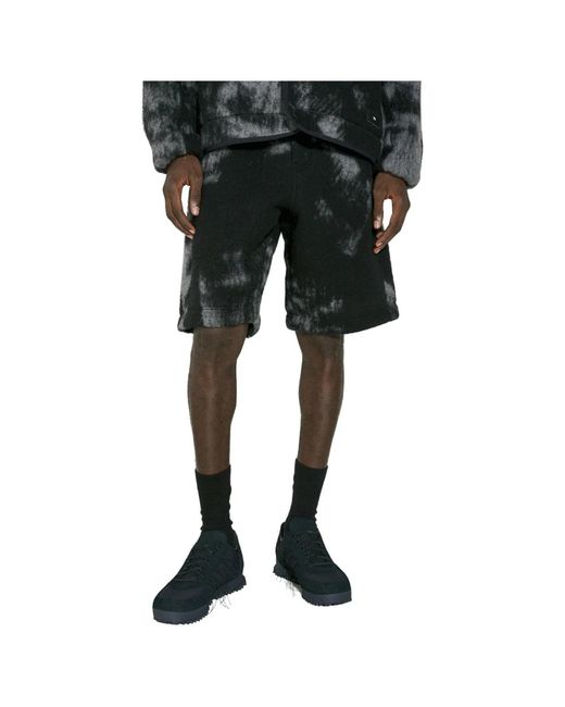 Fleece bermuda shorts di Y-3 in Black da Uomo
