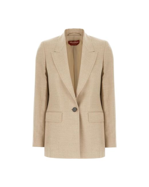 Max Mara Natural Blazers