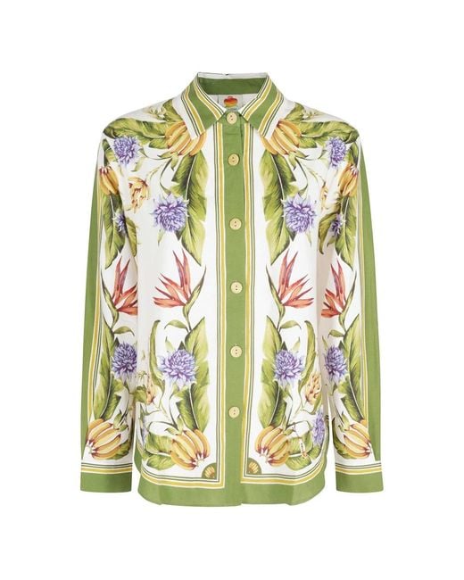 Farm Rio Green Shirts