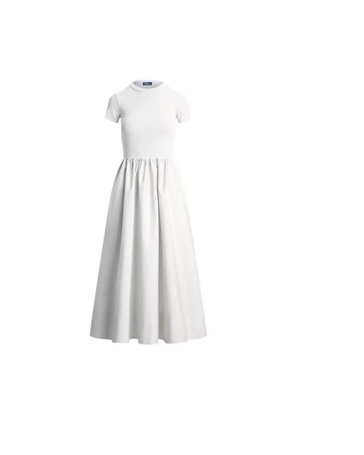 Polo Ralph Lauren Elegante Jurk Voor Vrouwen in het White