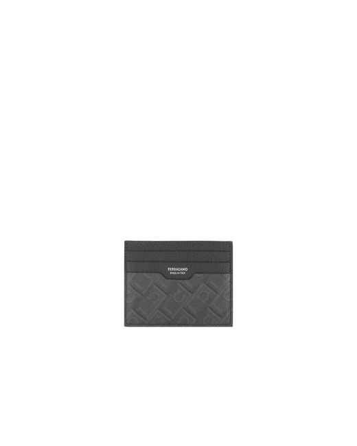 Wallets & Cardholders di Ferragamo in Gray da Uomo