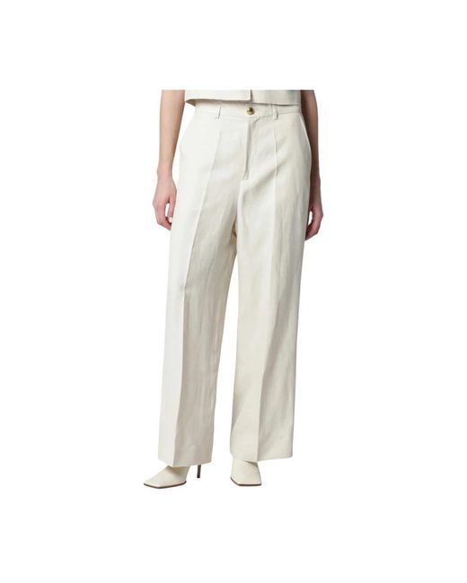 P.A.R.O.S.H. Natural Wide Trousers