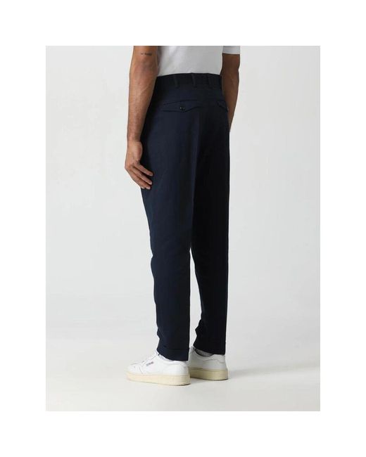 PT Torino Marineblaue Slim Fit Baumwollmischung Hose in Blue für Herren