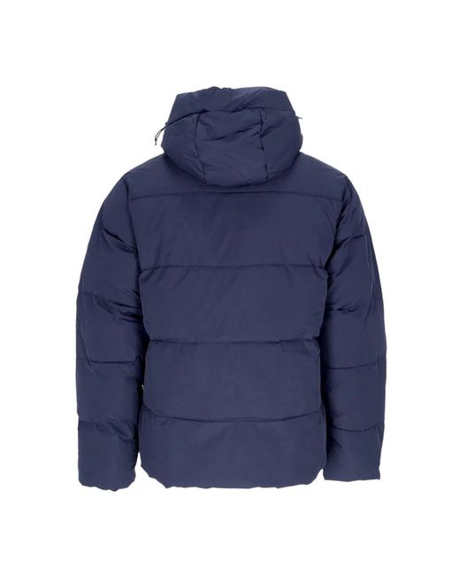 Element Jassen ,Blauw ,Polyester Waterafstotende Donsjas Met Verstelbare Capuchon in het Blue voor heren