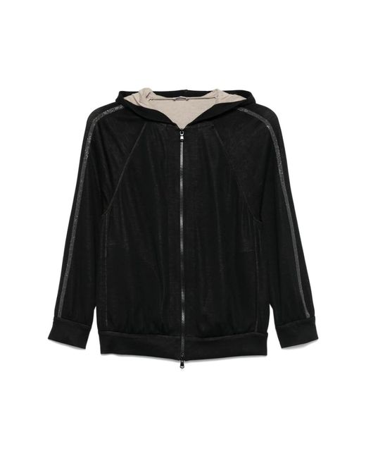 Zip-Throughs Brunello Cucinelli en coloris Black