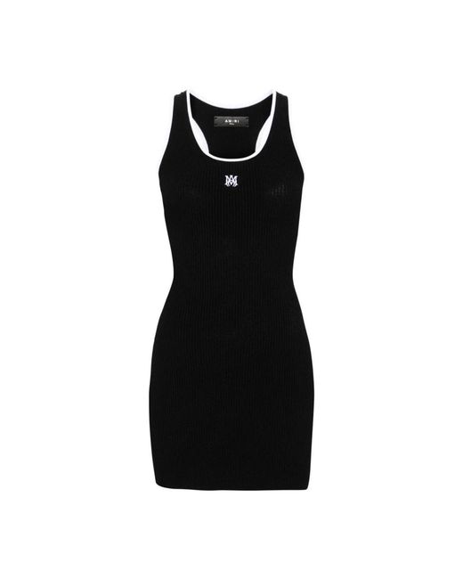 Amiri Black Short Dresses